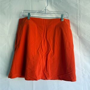 Athleta Brooklyn Heights Skort NWT Orange Size 14 Built-In Shorts